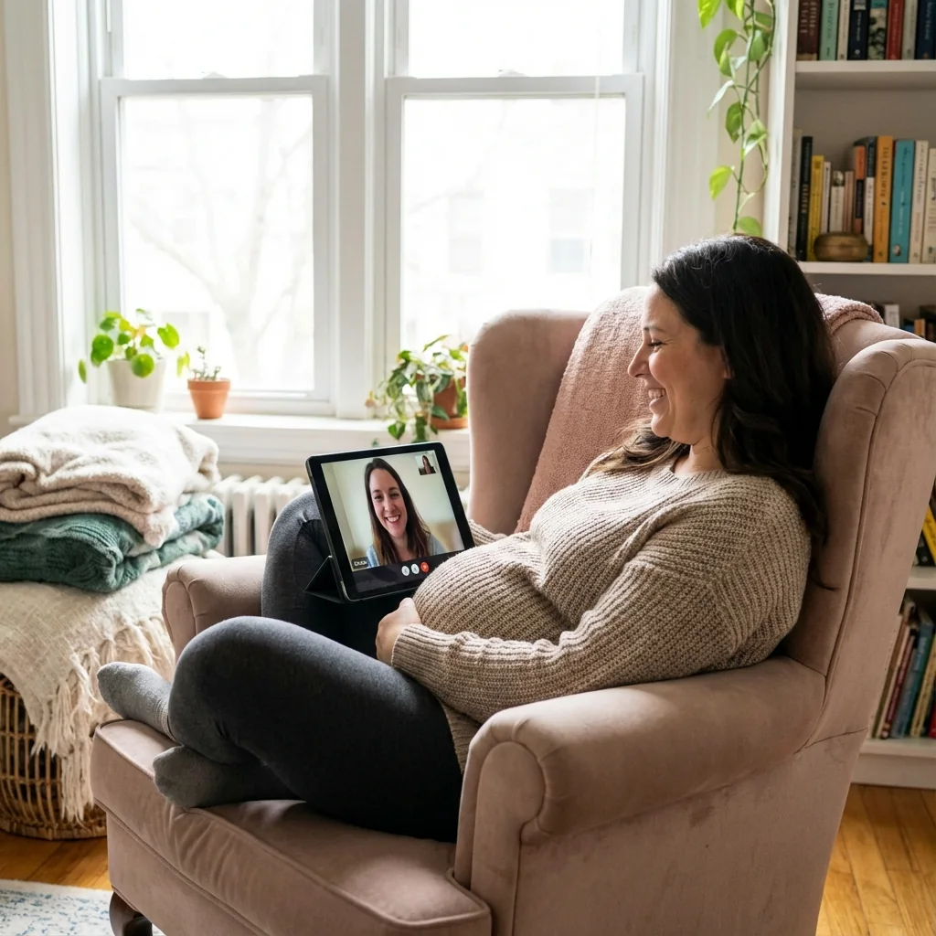 Acompañamiento emocional online para el nacimiento y parto consciente