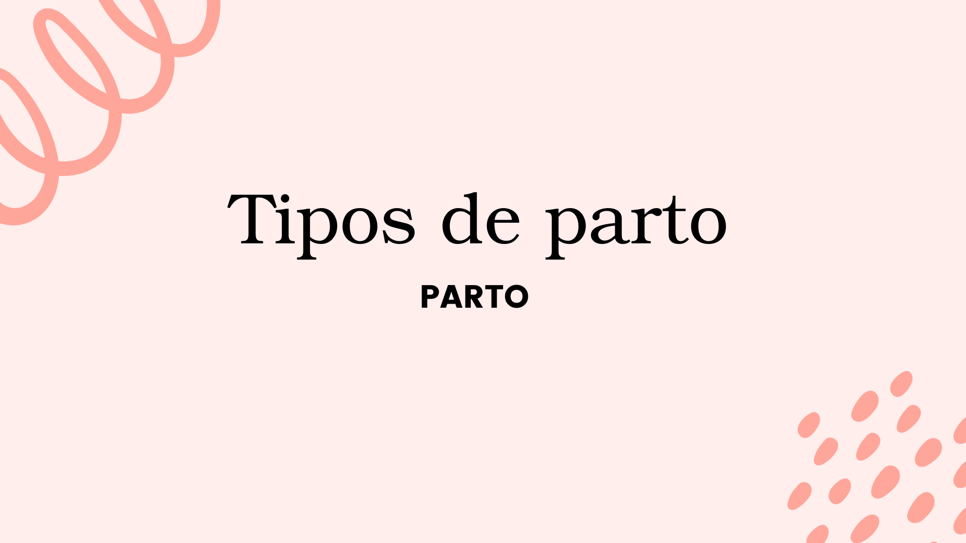 Tipos de parto