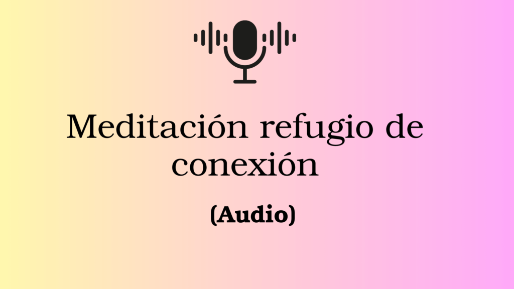"Audio de meditación para reducir el estrés y fortalecer el vínculo durante el embarazo."