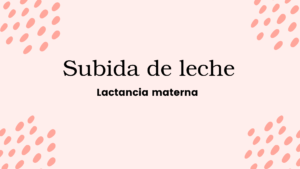 subida de la leche